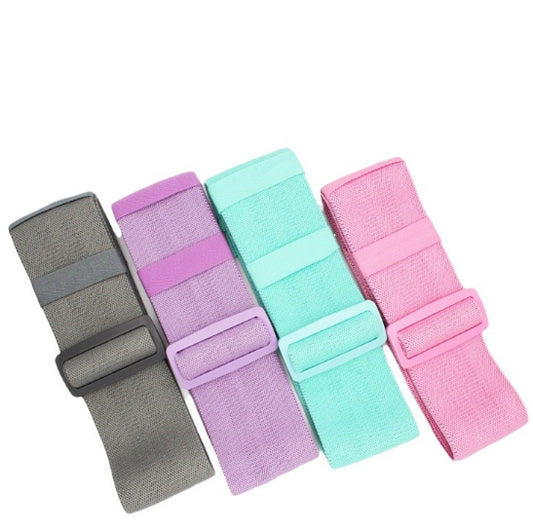 Aolikes Adjustable Fitness Stretch Training Booty Bands Elastic Resistance Bands